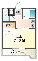 間取図画像 1K