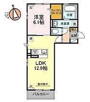 徳島県徳島市住吉5丁目（賃貸アパート1LDK・1階・45.01㎡） その2