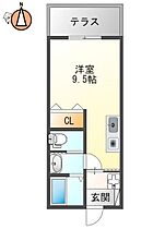 徳島県徳島市庄町1丁目（賃貸アパート1K・1階・23.80㎡） その2