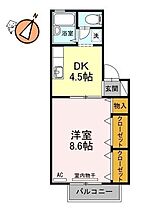 徳島県徳島市川内町榎瀬（賃貸アパート1DK・1階・32.80㎡） その2