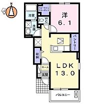 徳島県徳島市中島田町4丁目（賃貸アパート1LDK・1階・45.77㎡） その2