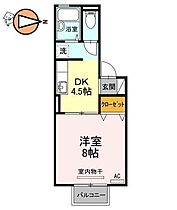 徳島県徳島市沖浜町明治開（賃貸アパート1DK・2階・28.60㎡） その2