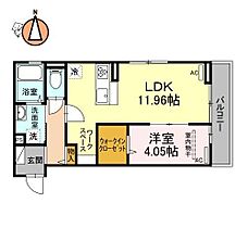 徳島県徳島市南田宮4丁目（賃貸アパート1LDK・3階・40.39㎡） その2