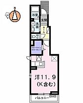 徳島県徳島市蔵本町3丁目（賃貸アパート1R・1階・32.94㎡） その2