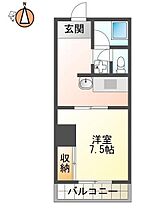 徳島県徳島市南佐古七番町（賃貸マンション1K・5階・32.78㎡） その2