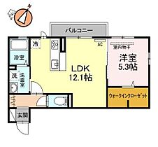 徳島県徳島市佐古八番町（賃貸アパート1LDK・2階・43.09㎡） その2