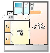 徳島県徳島市庄町4丁目（賃貸マンション1LDK・3階・39.50㎡） その2