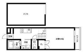 徳島県徳島市住吉3丁目（賃貸アパート1K・2階・27.98㎡） その2