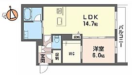 徳島県徳島市富田橋3丁目（賃貸マンション1LDK・3階・56.00㎡） その2