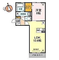 徳島県徳島市末広5丁目（賃貸アパート1LDK・3階・44.71㎡） その2