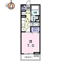 徳島県徳島市富田橋3丁目（賃貸アパート1K・2階・26.11㎡） その2