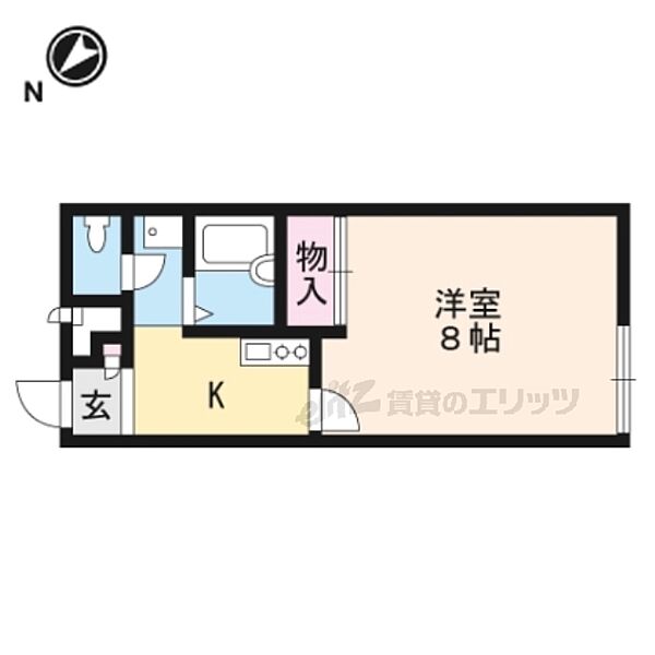 レオパレスブル瀬田 204｜滋賀県大津市大江７丁目(賃貸アパート1K・2階・23.18㎡)の写真 その2