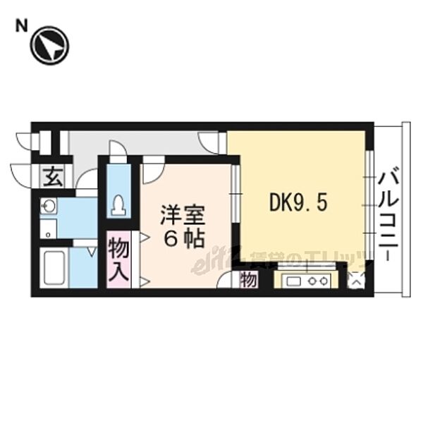 セジュールユタカ 106｜滋賀県草津市南草津３丁目(賃貸アパート1LDK・1階・41.67㎡)の写真 その2