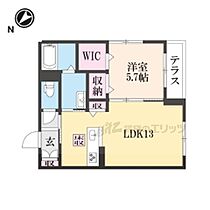 滋賀県彦根市野瀬町（賃貸マンション1LDK・1階・46.78㎡） その2