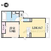 グランピア石山 101 ｜ 滋賀県大津市石山寺３丁目（賃貸アパート1LDK・1階・40.05㎡） その2