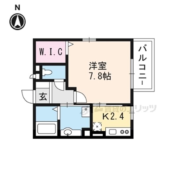 滋賀県大津市和邇中浜(賃貸アパート1K・2階・30.11㎡)の写真 その2