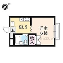 滋賀県草津市草津１丁目（賃貸マンション1K・2階・20.16㎡） その2