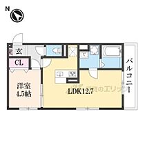 滋賀県守山市二町町（賃貸アパート1LDK・3階・41.86㎡） その2