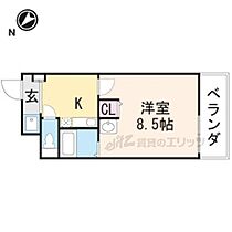 滋賀県草津市草津３丁目（賃貸マンション1K・5階・25.50㎡） その2