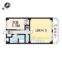 ステイツアルク 402 ｜ 滋賀県湖南市石部中央４丁目（賃貸マンション1LDK・4階・48.06㎡） その2