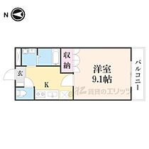 サラージュ 106 ｜ 滋賀県長浜市平方町（賃貸アパート1K・1階・29.70㎡） その2