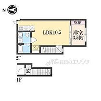 滋賀県大津市坂本６丁目（賃貸アパート1LDK・2階・32.00㎡） その1