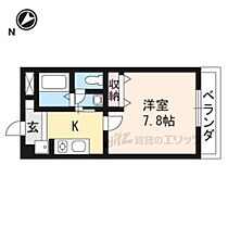 滋賀県大津市大萱５丁目（賃貸マンション1K・2階・24.79㎡） その2