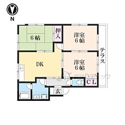 メゾン神照 102 1階3DKの間取り