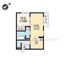 ロイヤルメゾンＨＹＳ 1階1LDKの間取り