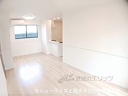 ブリリアントII 201 2階1LDKのリビング/ダイニング