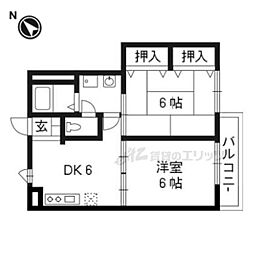 間取図画像 2DK