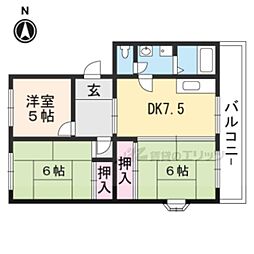ハイエストパレス 3DKの間取図画像