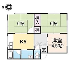 コーポラス三田 3DKの間取図画像