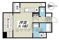 EASTCONCIE ワンルームの間取図画像