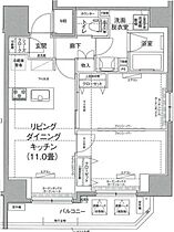 ティモーネ上野の森ノース  ｜ 東京都荒川区東日暮里4丁目（賃貸マンション2LDK・6階・52.04㎡） その2