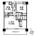 藤和シティホームズ西宮駅前8階12.5万円
