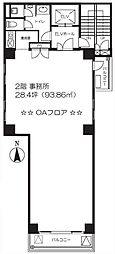 芝尾島ビルの間取図画像