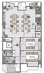 パシフィックスクエア九段南の間取図画像