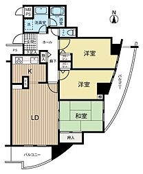 ライオンズステーションプラザ琴似 3LDKの間取図画像