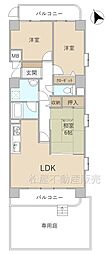 ライオンズマンション豊川開運通 3LDKの間取図画像