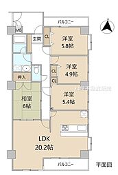 メイツ豊川 4LDKの間取図画像