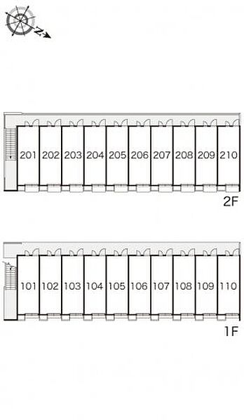 レオパレスなみはや 205｜大阪府大阪市鶴見区安田4丁目(賃貸アパート1K・2階・20.37㎡)の写真 その4