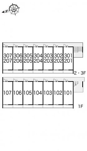 レオパレスソレイユIII 304｜大阪府東大阪市西岩田4丁目(賃貸マンション1K・3階・23.18㎡)の写真 その4