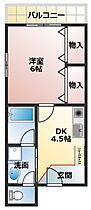 赤井マンション  ｜ 大阪府大東市氷野2丁目（賃貸マンション1DK・4階・27.00㎡） その2