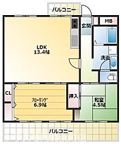 エル・セレーノ古川橋  ｜ 大阪府門真市古川町（賃貸マンション2LDK・1階・58.32㎡） その2