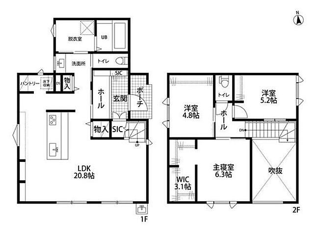 間取り 熊本市西区小島3丁目37付近