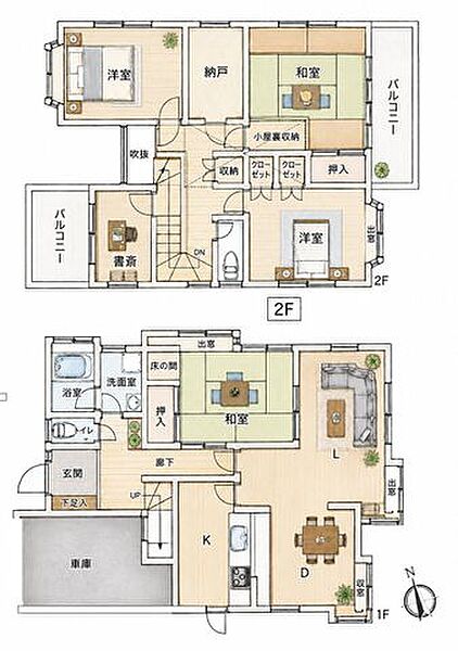 間取りを拡大表示