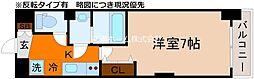 Luxe京都西大路 1階1Kの間取り