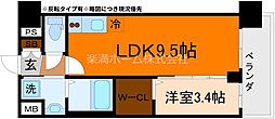 京都市南区東九条南石田町マンション 1LDKの間取図画像