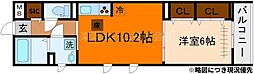 メゾン・ド・サンジュール 1LDKの間取図画像